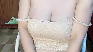 Yo, check this glassed Vietnamese girl getting herself off