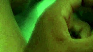 Man masturbates big cock in bathtub.