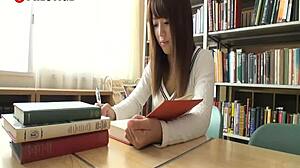 Asian Babe with Big Tits Gives Blowjob and Fucks Using Toys