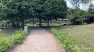 wow, tourist guide and traveler find a spot for cum on ass orgasm!