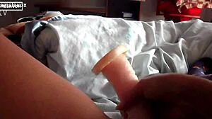 enjoying my new toy with latina