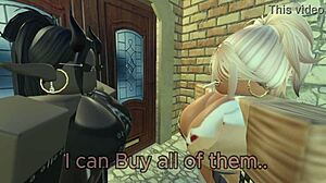 futanari engage in sex on roblox