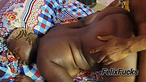 Felixfucks - big ass housewife takes deep doggystyle fucking in bedroom