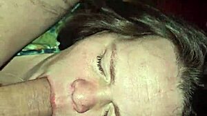 Deep throating a monster cock is so intense! 😍