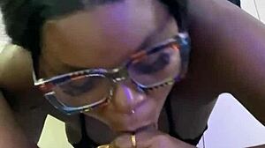 Beautiful Ebony Pornstar Gives Blowjob Leading To Wet Pussy Fucking