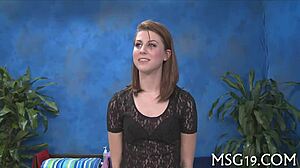 the supple beauty slowly enjoys the deep insertion