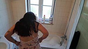 Latina Wife Calls Handyman For Hot Tub Fix 😏