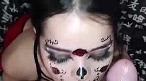 Wellington Prado Receives Deep Blowjob on Big Veiny Cock and Smears Face with Cum