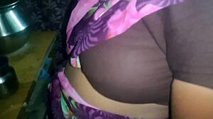 Hardcore aunty flaunts hairy pussy with stepbrother action