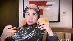 Nurse Uses Medical Gloves In ASMR