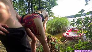 Stepsister Rides Stepbrother's Dick Publicly On Boat!