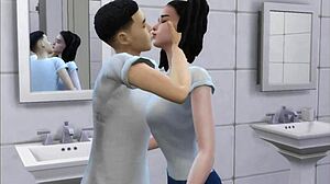 schoolgirl enjoys sucking classmate's dick during recess