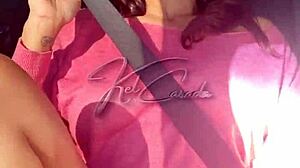 On a car trip to SP, I teased the truck drivers as a Brazilian exhibitionist! 🚗😉