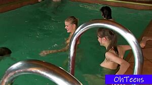 Pool party with Marushek, Gavrushek, and friends 😎