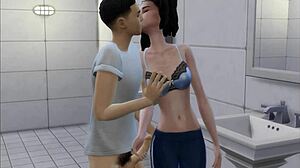 schoolgirl enjoys sucking classmate's dick during recess