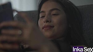 So, this petite Venezuelan gets sexy help with studies!