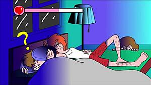 just chilling on the couch with some funny erotic vibes