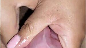 Vered wifey teases dick with wet pussy and skilled hand job.