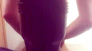 Gazzadomm Fucks European Homemade Fleshlight Toy as Daddy