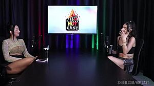 i watch debora andrade in sheer red lingerie