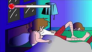 just chilling on the couch with some funny erotic vibes