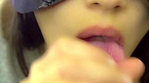 i give my japanese step sister a facial