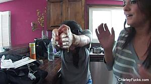 Asa Butt Plugs Charley Chase In Lesbian Anal Scene