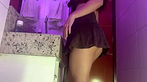 hey, wanna see this brazilian ride a giant dildo?