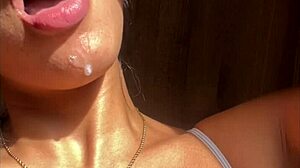 Big Booty Brunette Girlfriend Gets Licked And Handjob From Stepbrother Nysdel