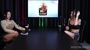 i watch debora andrade in sheer red lingerie