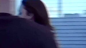 Mandy rips clothes in photoshoot striptease 😍 big tits exposed