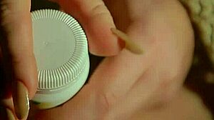 Stunning blonde drenched in sweat as she masturbates to orgasm?