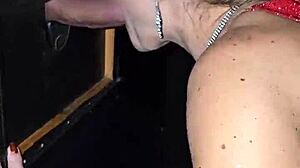 Corno took me to inner club for glory hole fun