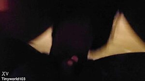 uhh, tiny stripper bii takin’ that huge dick, oops!