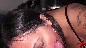 Wow, this stepmother gives the best blowjob ever!