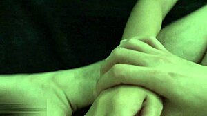 Skinny latina bent over for creampie in pussy