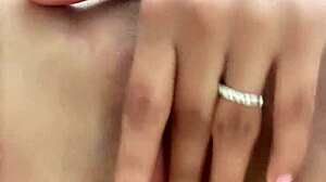 Sexy petite latina babe masturbates solo, eager for big black cock.