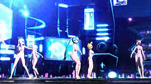 Nude Hatsune Miku in Project Diva Full Nude Mod