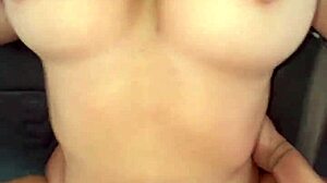 Unknown Guy Interrupts Training and Convinces to Fuck in Public Car