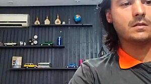 This soloboy is masturbating outdoors in episode 38, feels great