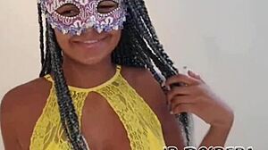 skinny 19-year-old brazilian newbie cums hard in first porno