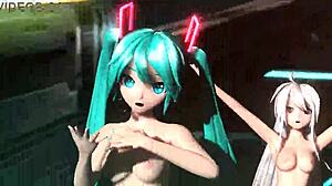 Nude Hatsune Miku in Project Diva Full Nude Mod