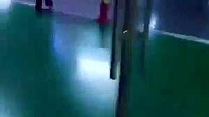 group walks showing pussy continuously in public