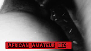 I watch this ebony couple fuck big black cock