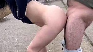 She spits on his big cock, then he cums on her lips. Want to see?