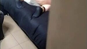 My married neighbor invites me over for some intense action, starting with her chubby ass in part 1