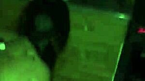 Big ass BBW bounces hard on young lad’s lap in public