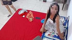 We're getting ready for the scene, these brunettes are excited to record homemade porn in Spanish