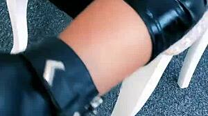 Worship Your Mistress's Huge Fake Tits and Ass in This Taboo Femdom Cosplay Solo