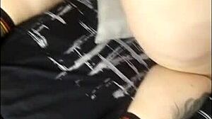 My married neighbor invites me over for some intense action, starting with her chubby ass in part 1